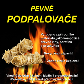 Peletkárna.cz Pevné podpalovače